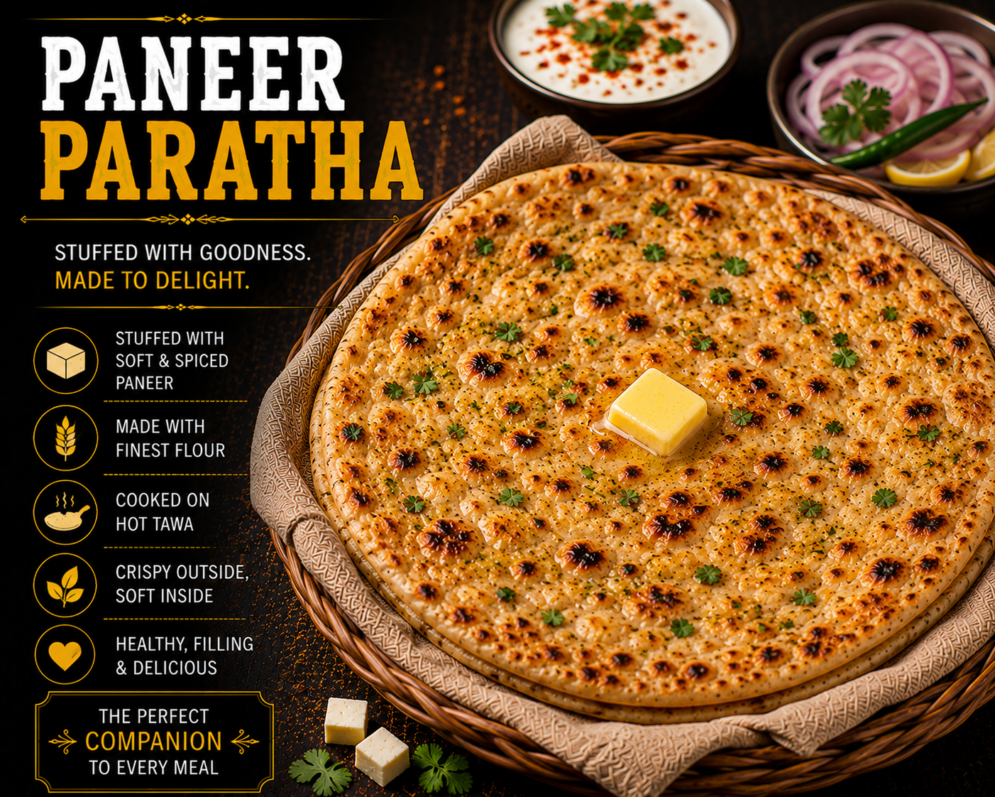 Paneer Paratha
