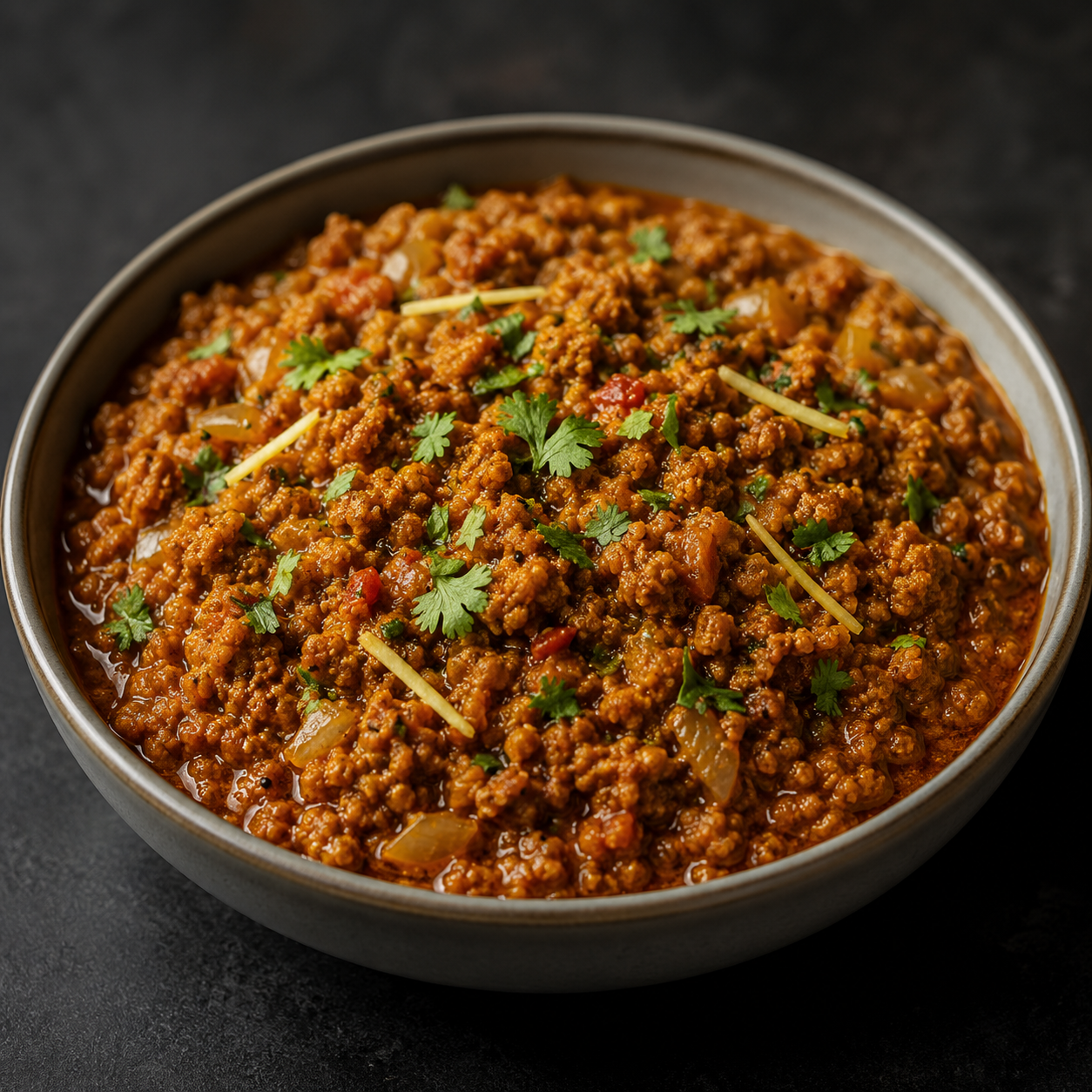 Soya Achari Keema